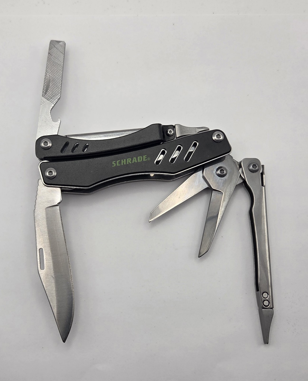 SCHRADE TOUGH TOOL MULTI-TOOL STAINLESS STEEL Excellent Condition