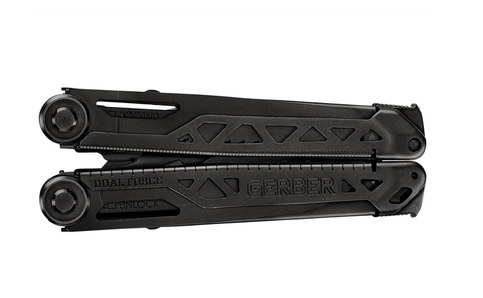 Gerber Dual Force Multi-Tool 12-in-1 Black Pliers Heavy Duty + Sheath NEW