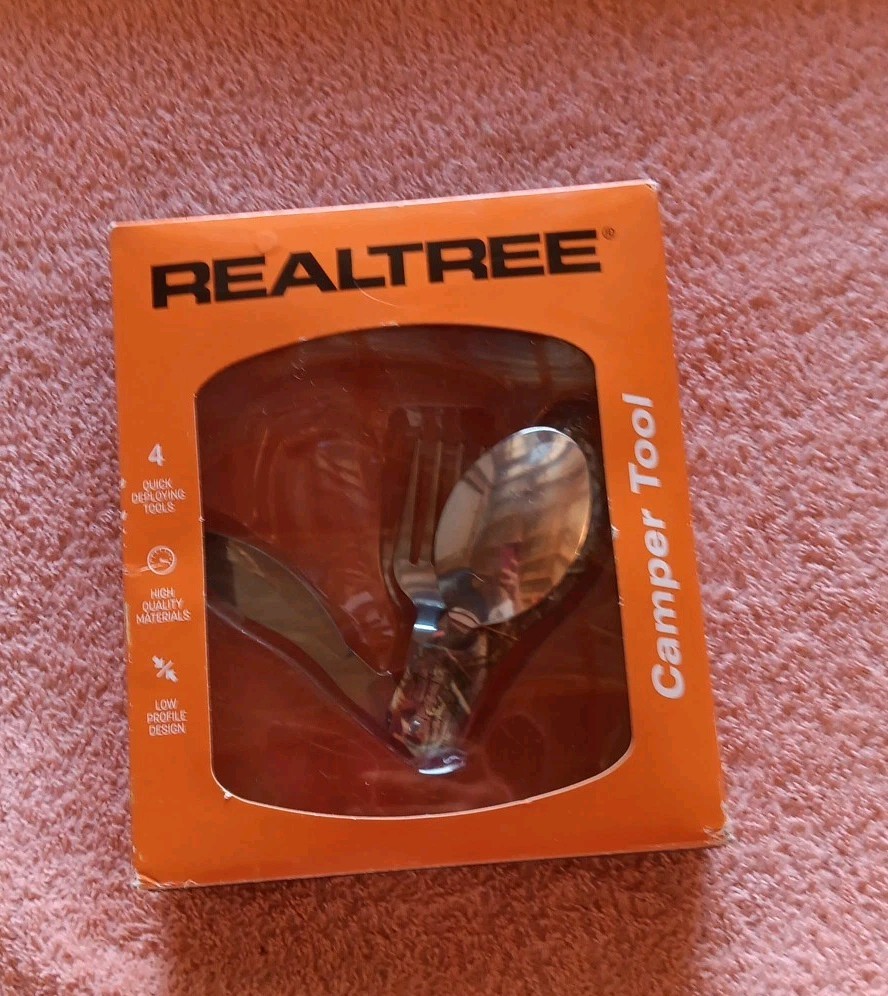 Camper Tool Realtree Eating Utensils Fork Knife Spoon (M16)