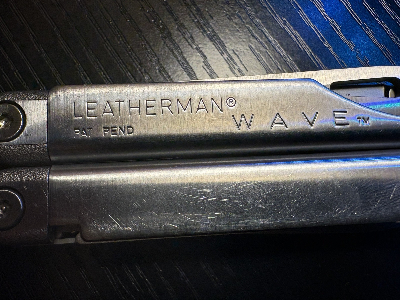 Leatherman Wave PAT PEND 1999 Early First Gen, Leather Sheath Vintage, Excellent