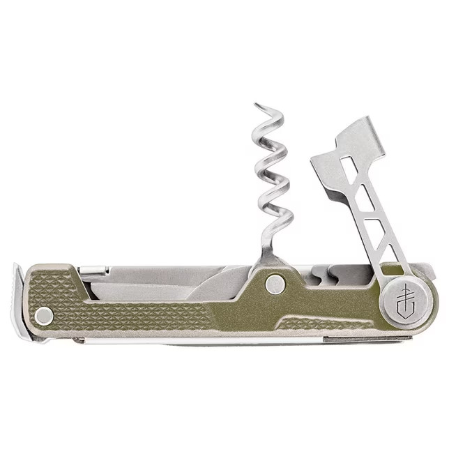 Gerber Armbar Cork Pocket Knife Multi-Tool 8 Tools 3.1 oz – Gold