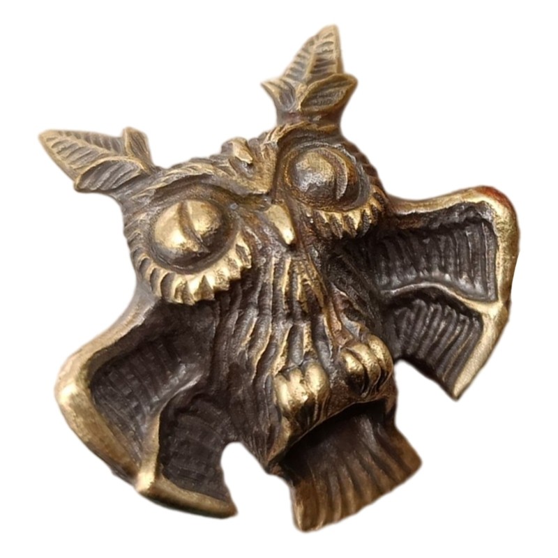 Light Weight Owl Shape Lanyard Beads Fashion Brass Parachute Cord Beads Enduring