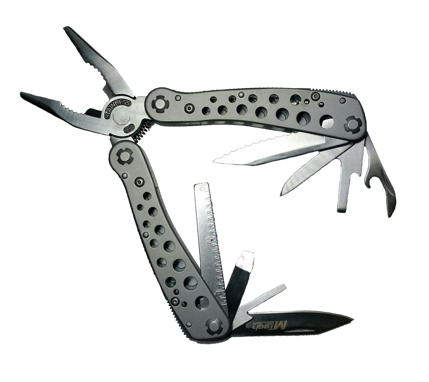 M-TECH USA MT-125 11 IN 1 STAINLESS STEEL MULTI-TOOL