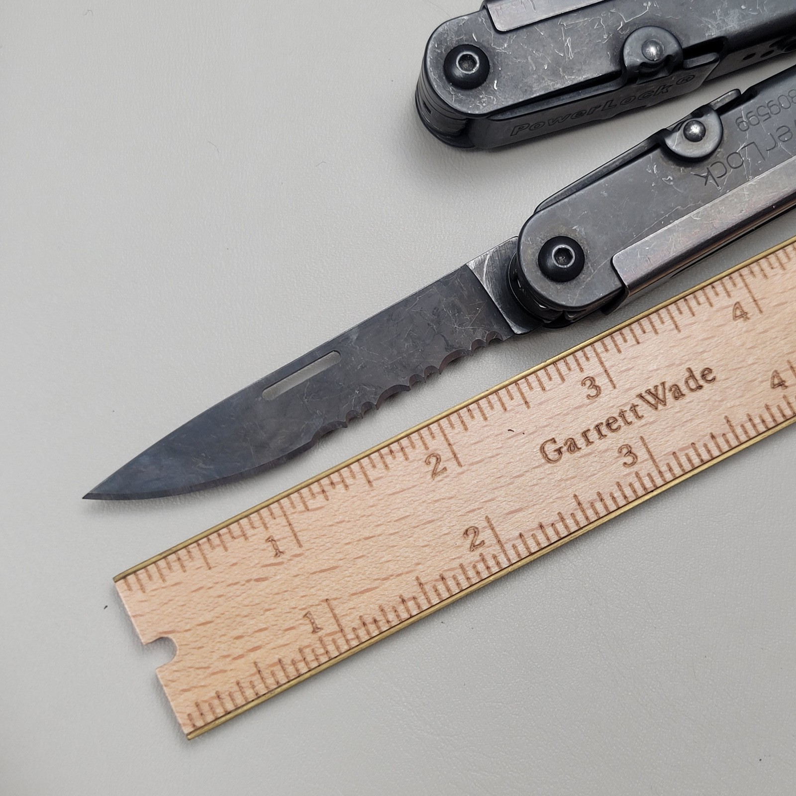 SOG PowerLock Multi-Tool Pliers Black Oxide Finish w/ Sheath B66N