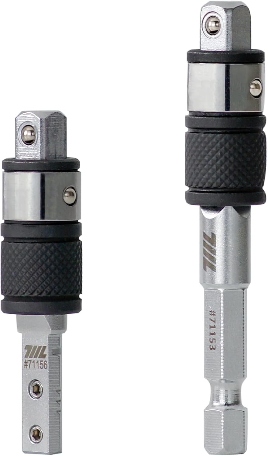 1/4″ Hex to Square Drive Socket 2-in-1 Extension Combo – 1PCS Hex End & 1PCS …