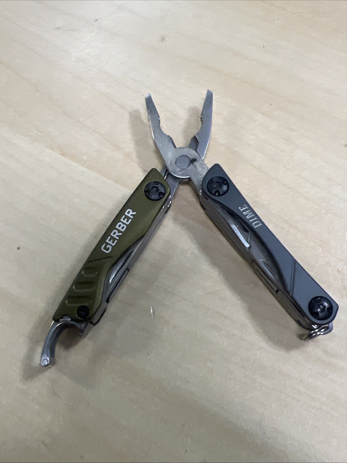 Gerber Dime Mini Multitool Keychain Green/black