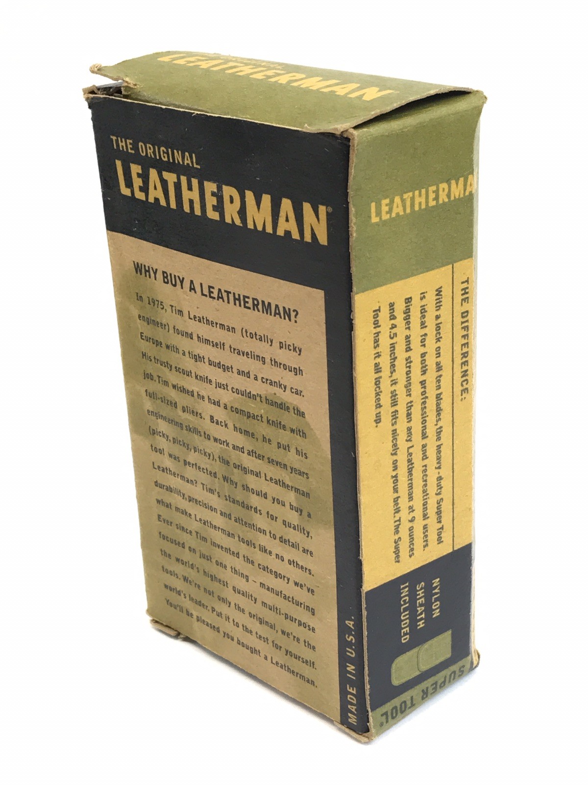 Original Leatherman Super Tool Multi-Tool Pocket Knife 1998 Box & Sheath NOS