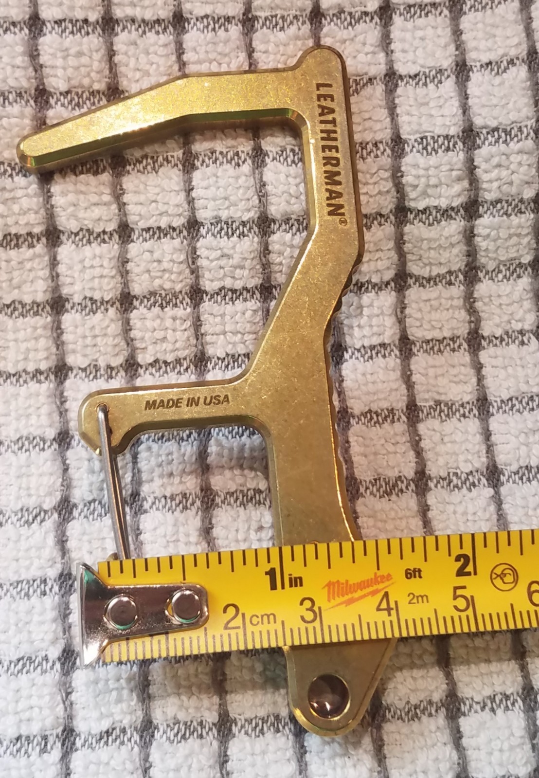 Leatherman Clean Contact Carabiner Tool Brass Corona Hook new box Edc Clip On