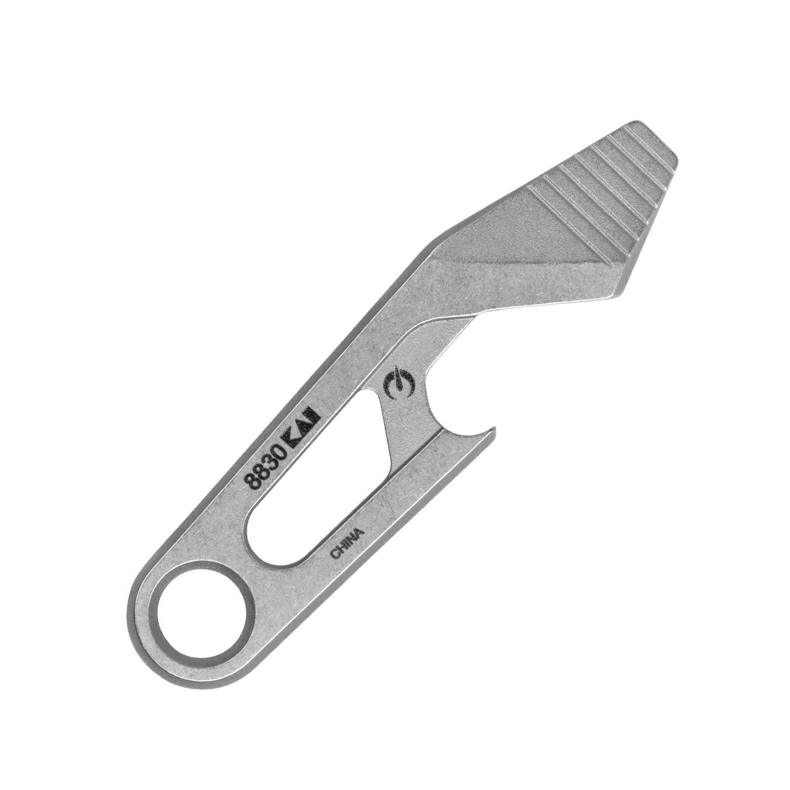 Kershaw Recap Gray Bottle Opener Multi Tool Lightweight Stainless Steel Keychain