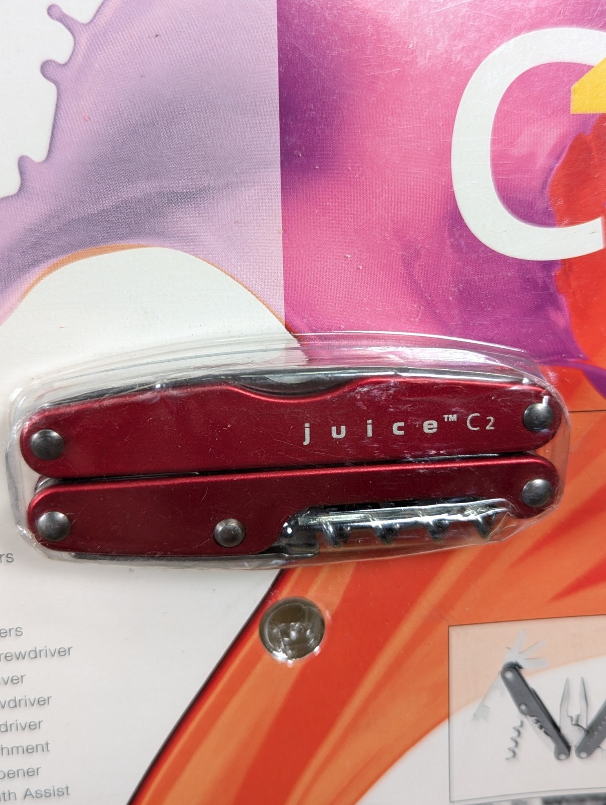 Vintage Leatherman Juice C2 New Old Stock Sealed 2002