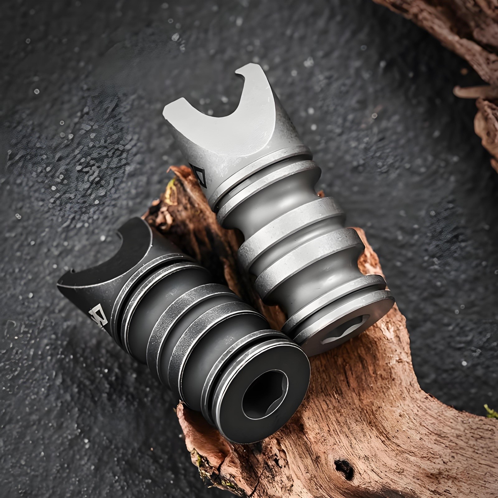 Titanium Alloy EDC Pendant Multi-Tool Bottle Opener 5mm Hex Wrench Keychain