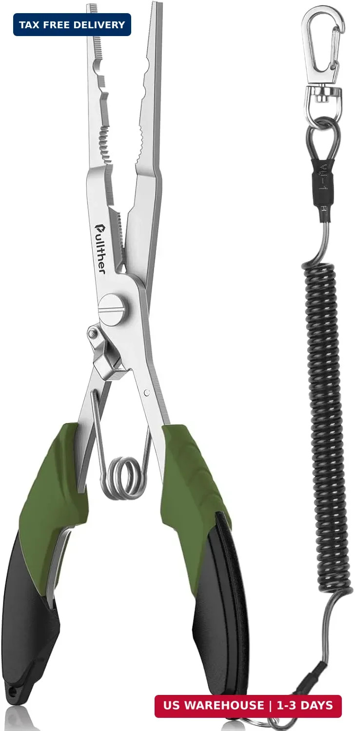 Fishing Gear,Hook Remover Fishing Pliers,Stainless Steel Fishing Tools,Multitool