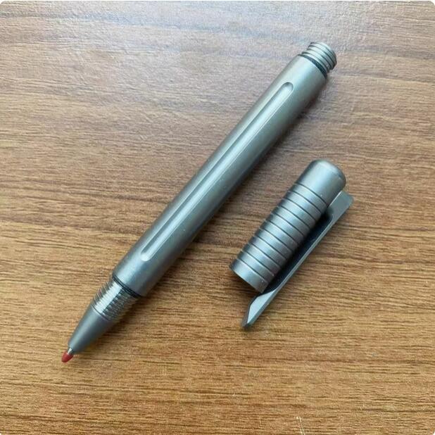 New EDC Titanium Alloy Signature Pen Outdoor Mini Writing Multi Tool Pen