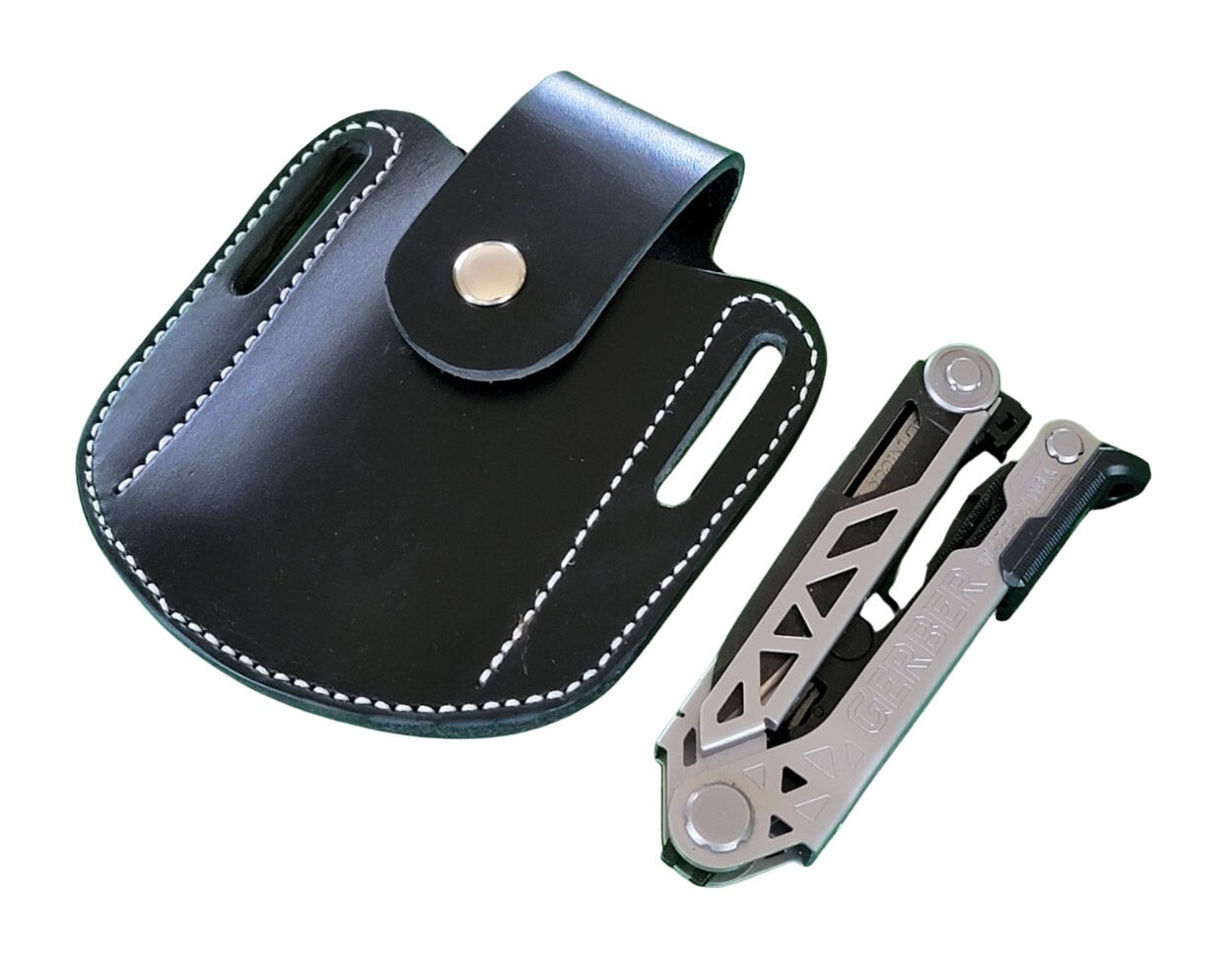 Leather Sheath for Gerber Center-Drive or Diesel Multitool Black