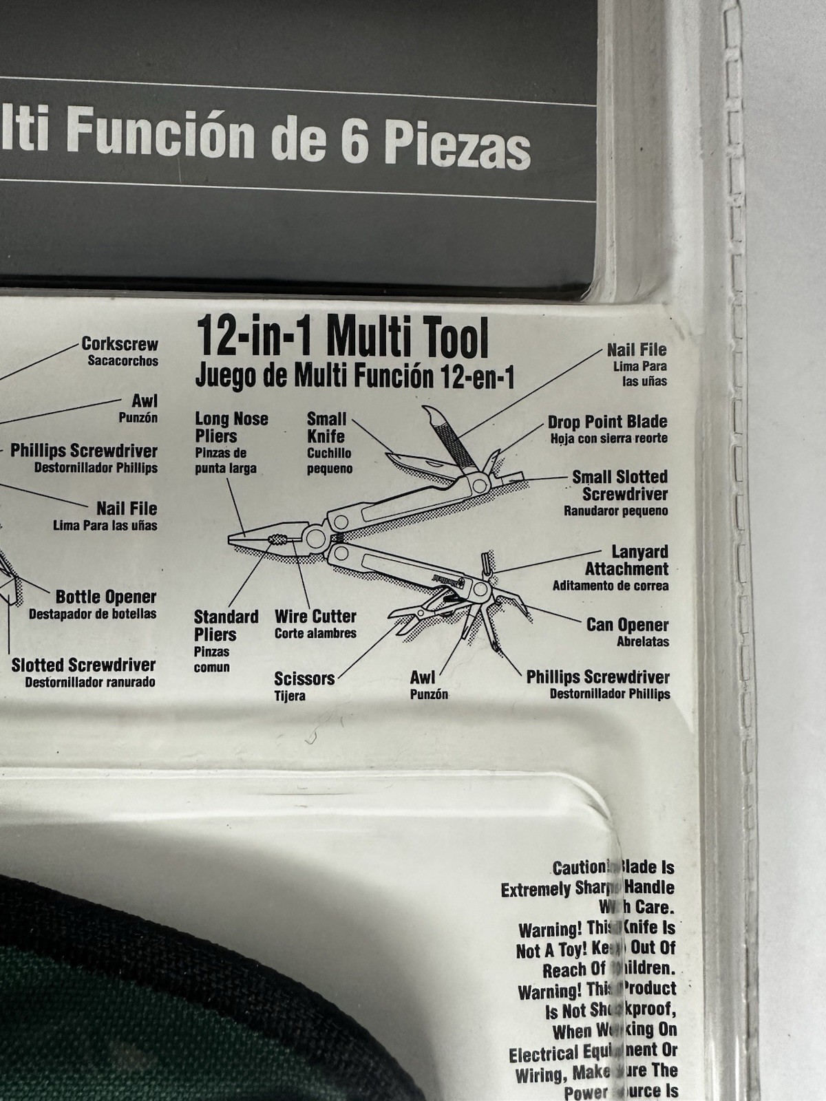 NEW Sheffield 6 Pc Tool Kit 3 Pocket Knife 2 Multi Tool & Flashlight