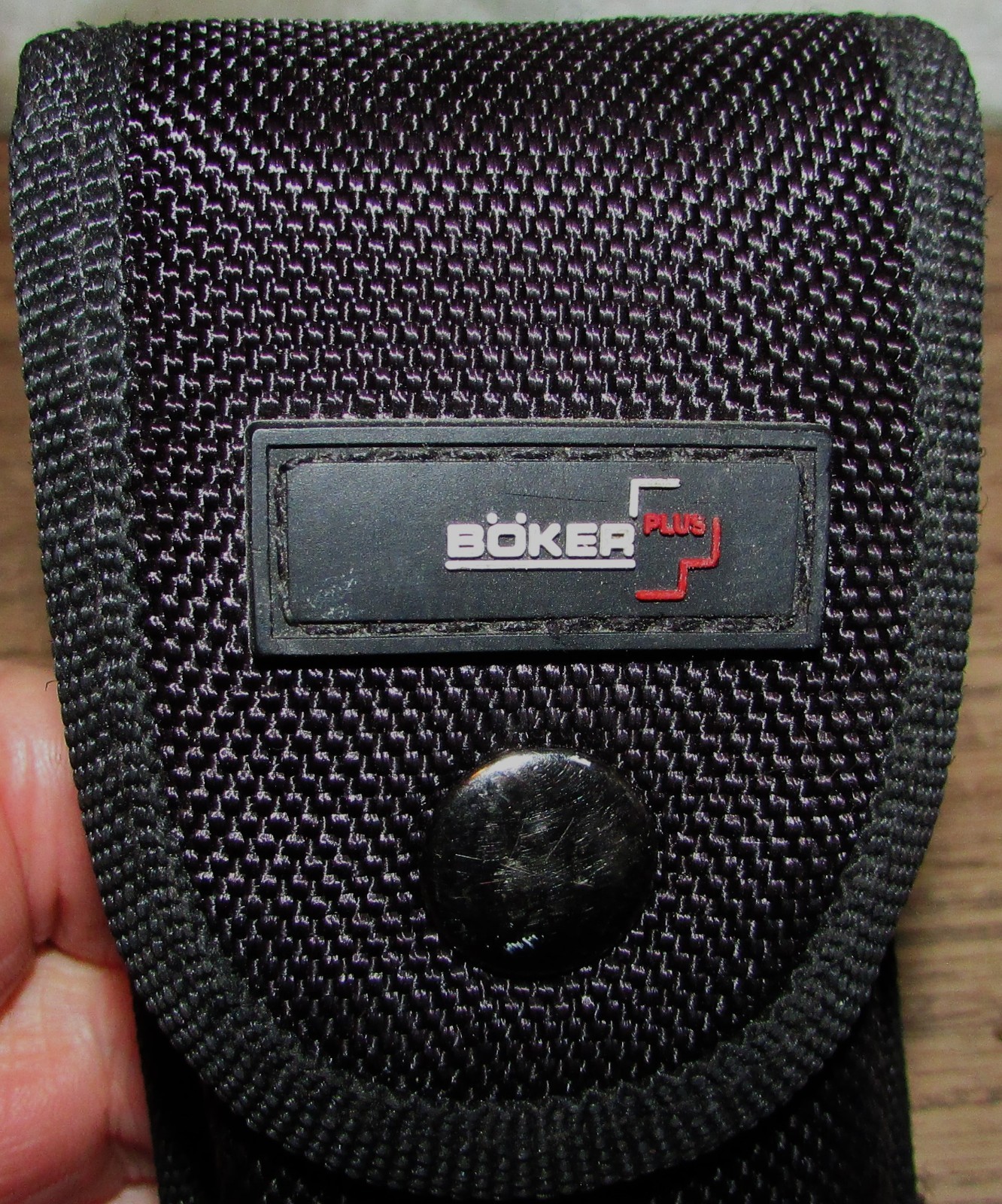 BOKER PLUS SPECIALIST BLACK MULTI-TOOL PLIERS & NYLON SHEATH, USED – VG