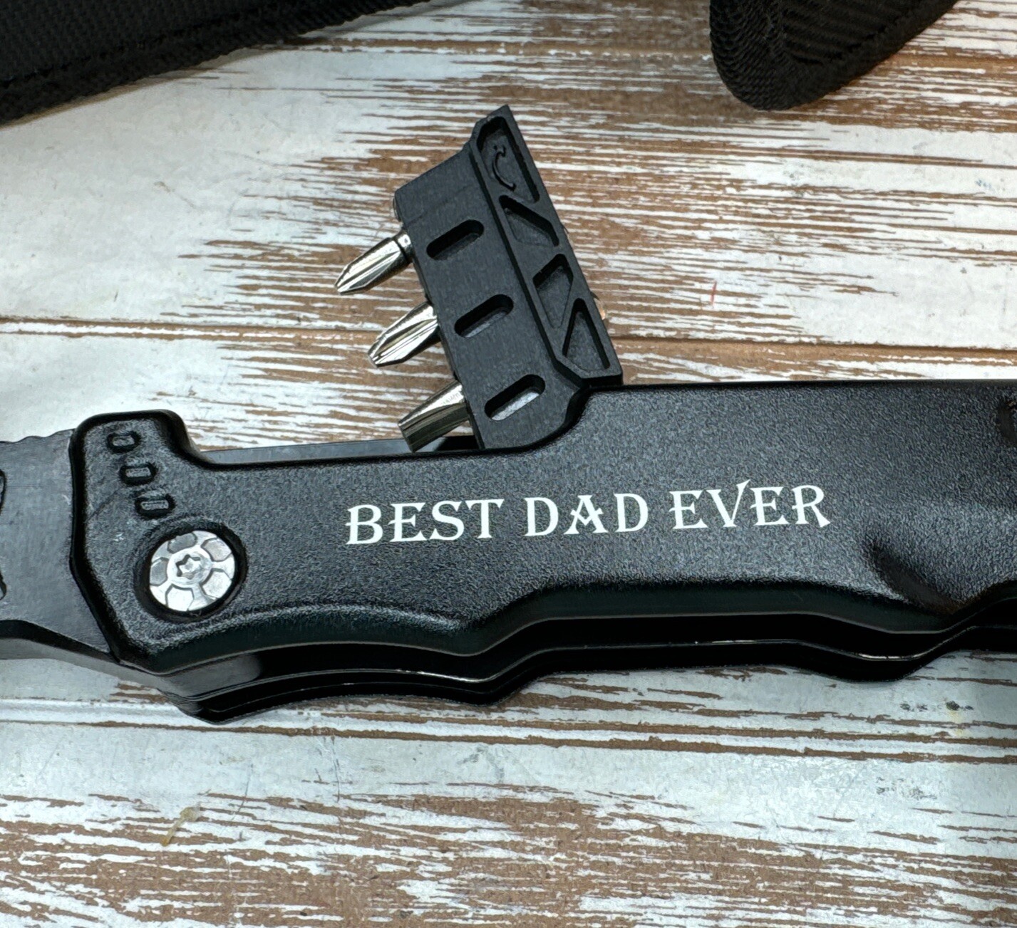 Multi Purpose Tool Kit Camping Emergency Survival Hammer Knife Etc Best Dad Ever