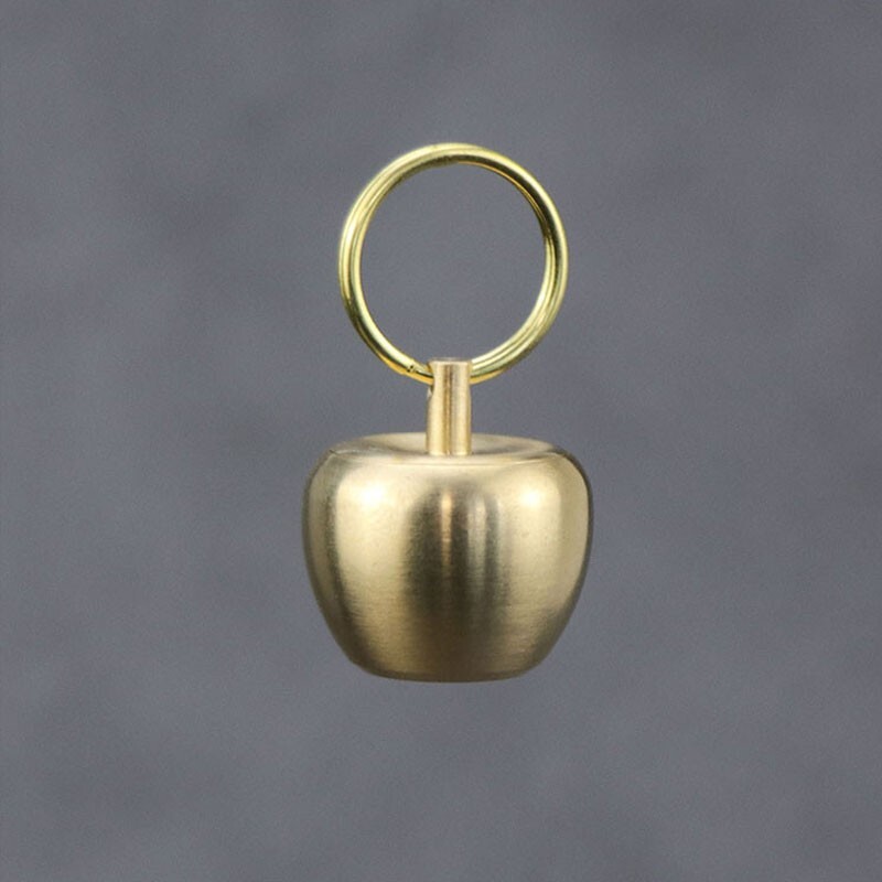 Brass Keychain Waterproof Storage Box Sealed Pill Capsula Portable Tank EDC Tool