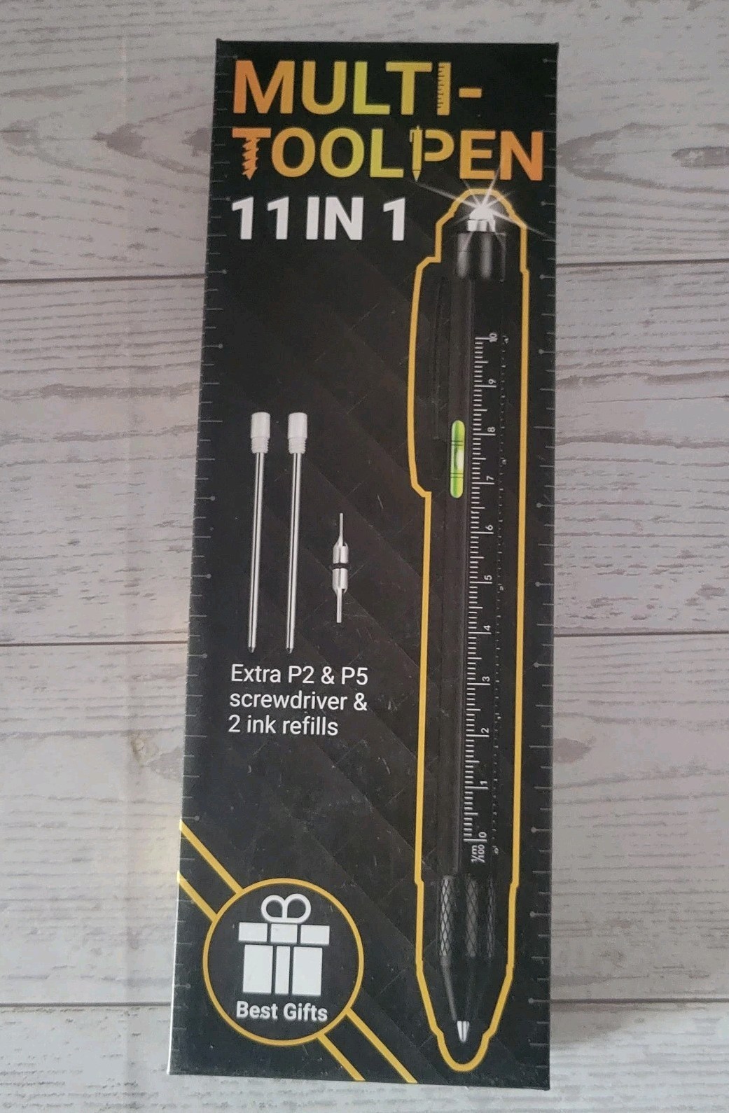 Dad Gifts for Fathers Day, 11 in 1 Multitool Pen Father’s Day Gifts from Black