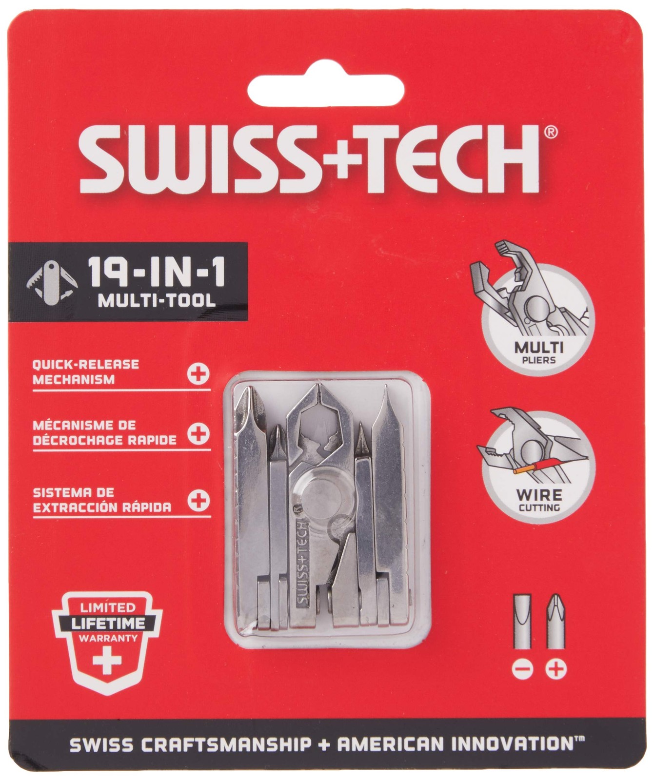 ST53100 Stainless Steel 19-in-1 Key Chain Multi Tool, Polished Finish (Single…