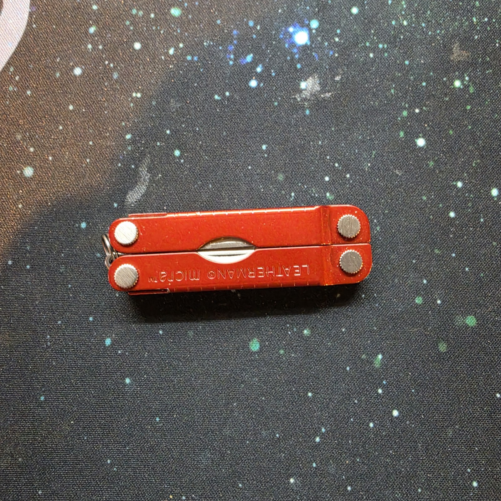 Leatherman Micra Red 10-in-1 Multi-Tool Knife Scissors Tweezers Lanyard