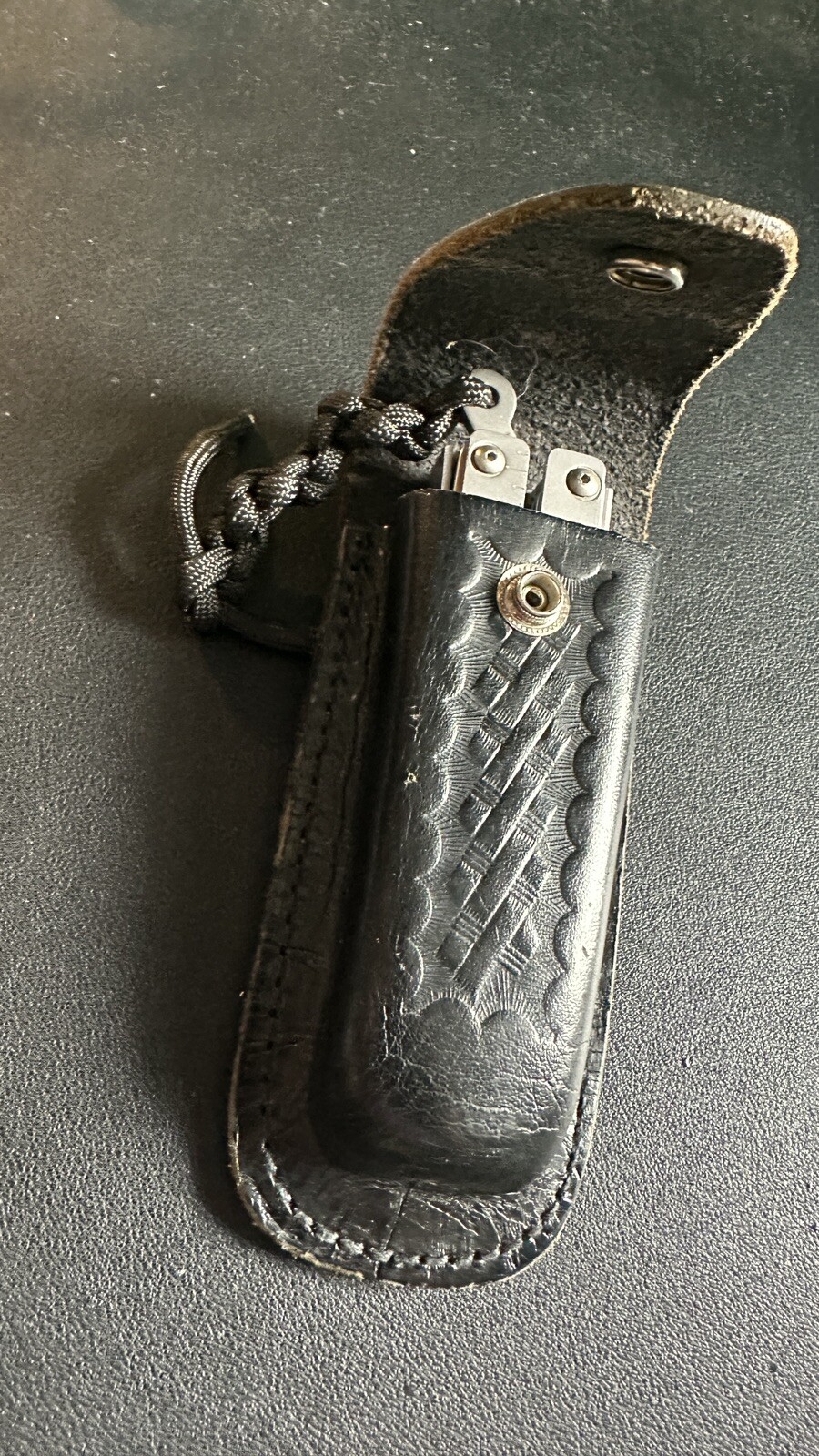 Gerber Steel Multi-plier Multi Tool Knife Pat 51427221 Genuine Leather Belt Case