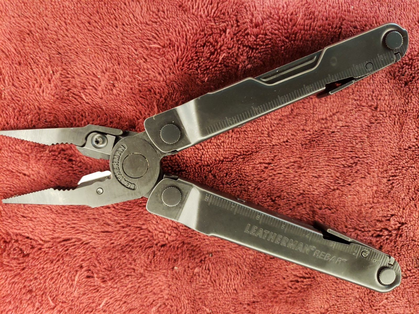 🔪 Leatherman Black Rebar Multi Tool Factory Serviced