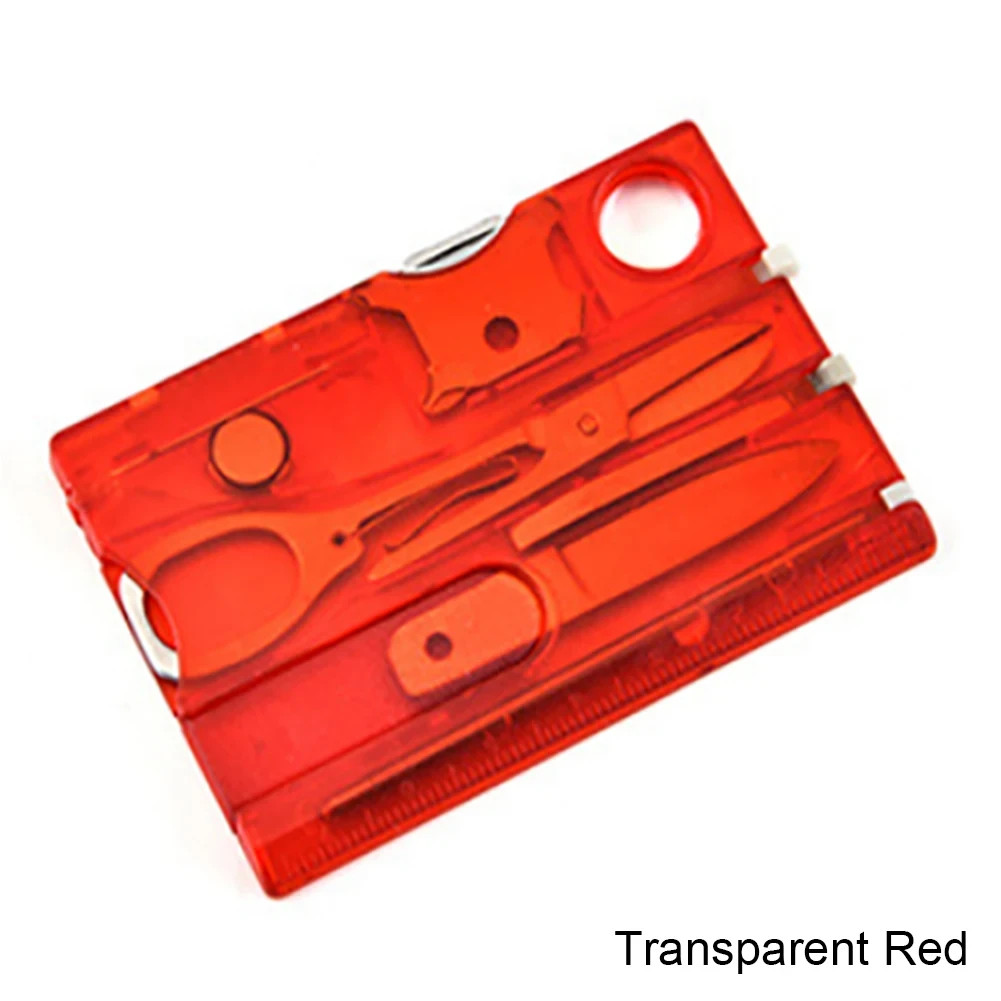 12-in-1 EDC Multitool Survival Tool with Knife Scissors Screwdriver Pocket Card