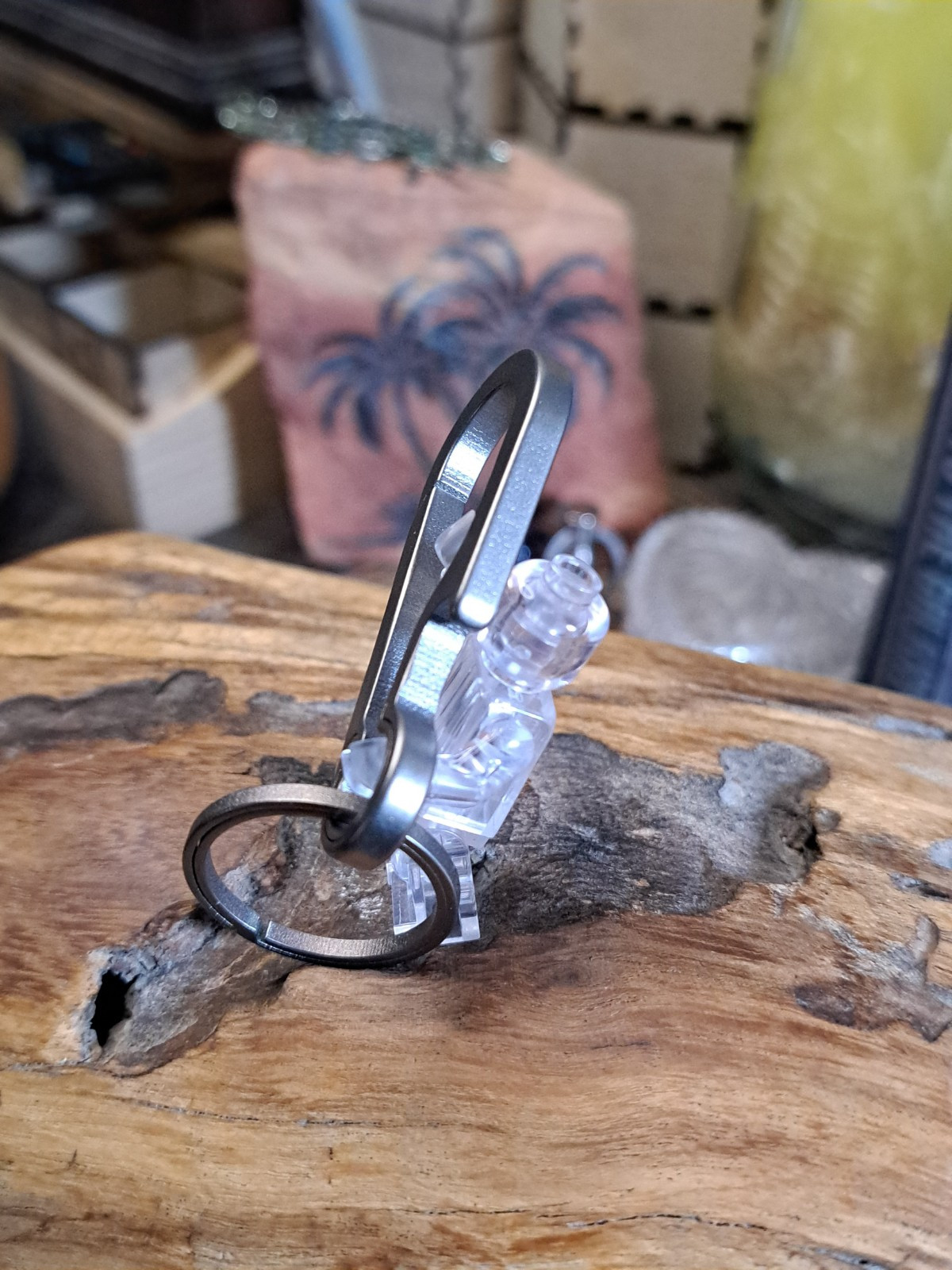 EDC Titanium Carabiner Keychain