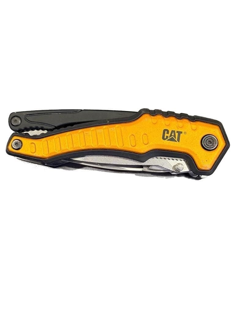 CAT XL 9-in-1 Folding Multi-Tool with Pliers and Stainless Steel Blades