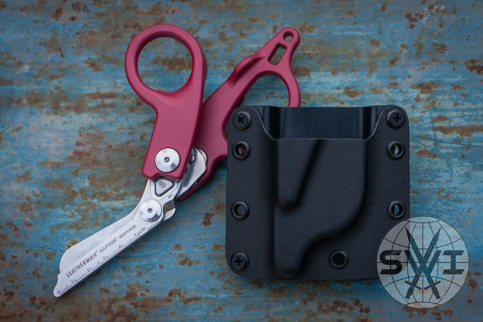 SWI Kydex Holder Belt Pouch Case for Leatherman Raptor Scissors, Various Colours