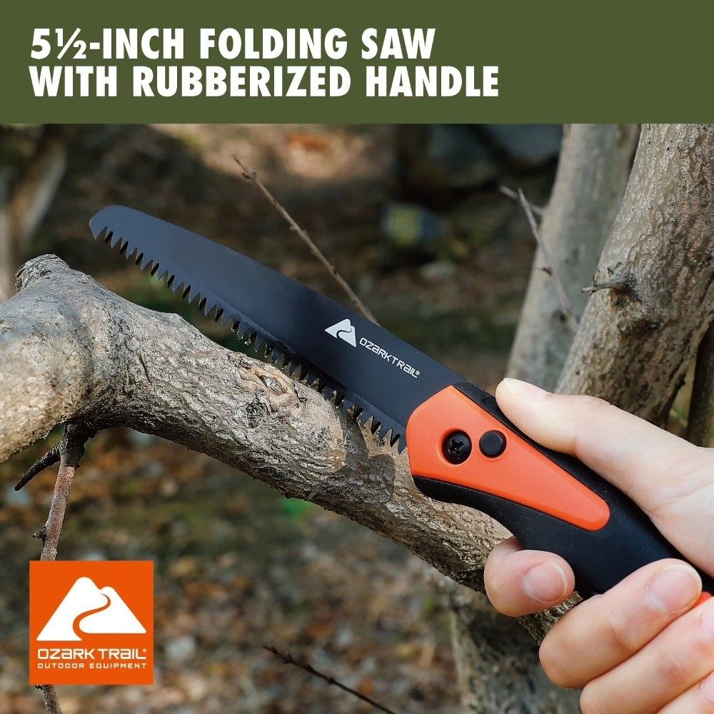 7 Piece Camping Multitool Set with Hammer Axe Flashlight Survival Knife Kit