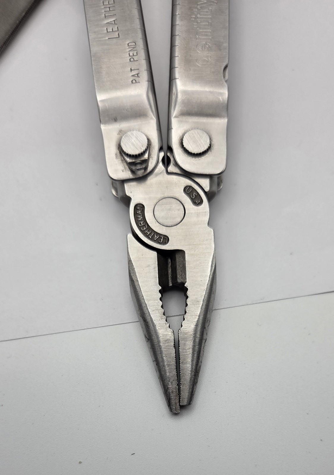 Original Leatherman SUPER TOOL Stainless Steel Silver Pat Pend L-2