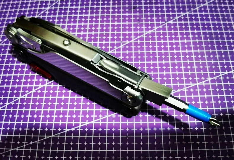 Bit Holder Adapter for Leatherman Surge Flat 1/4 Bit Stainless Mod