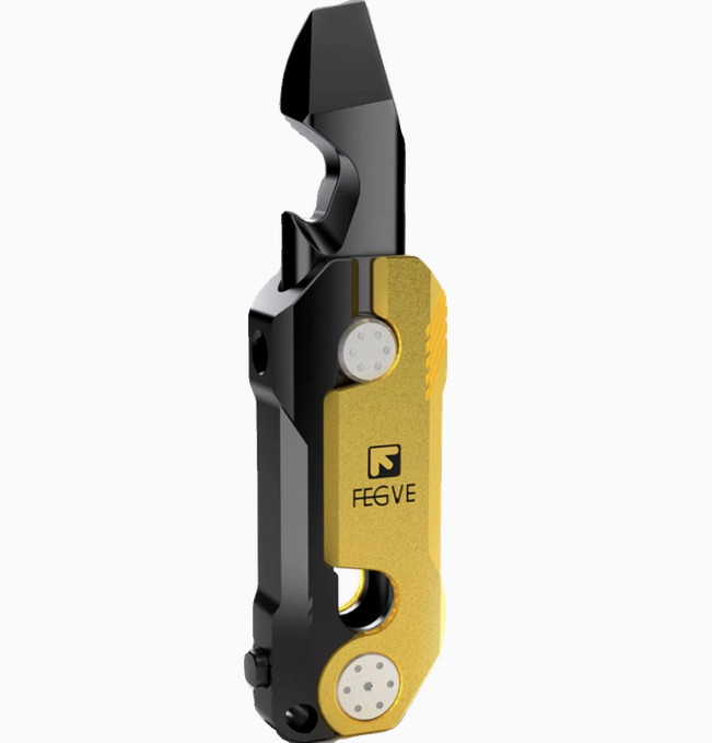Aluminum alloy decompression toy pry bar multifunctional bottle opener EDC