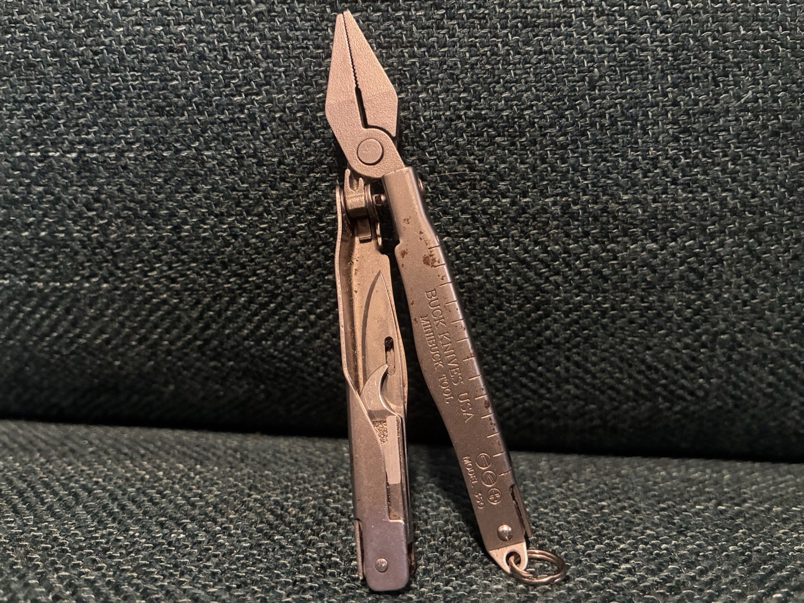 Buck Model 350 Minibuck Tool Multitool Made In USA + Carrying Case