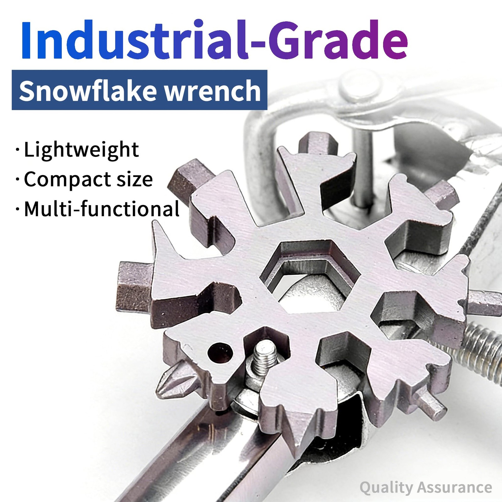 3Packs Snowflake Multi Tool, 18-in-1 Stainless Steel Snowflake Multitool for …