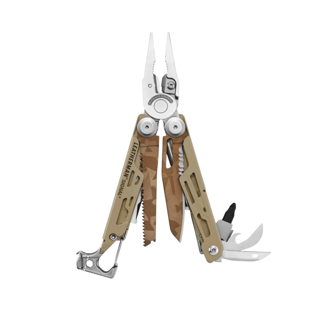 Leatherman Limited Edition Sandstorm Signal Multi-Tone Camo Cerakote