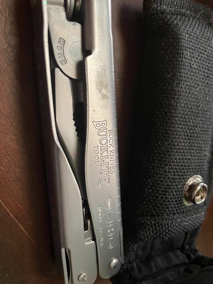 Buck Knives BuckLite Tool with Sheath Retired model 355
