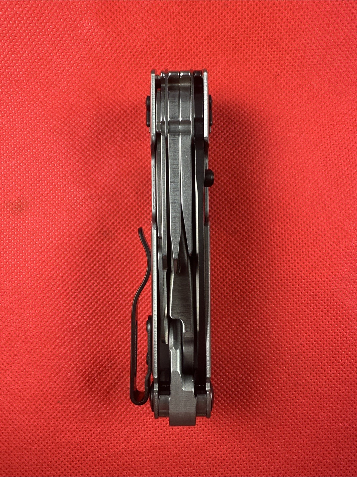 New Custom Black & Stainless Leatherman Free P4 w/ ARC Blade file Awl Mini bit!