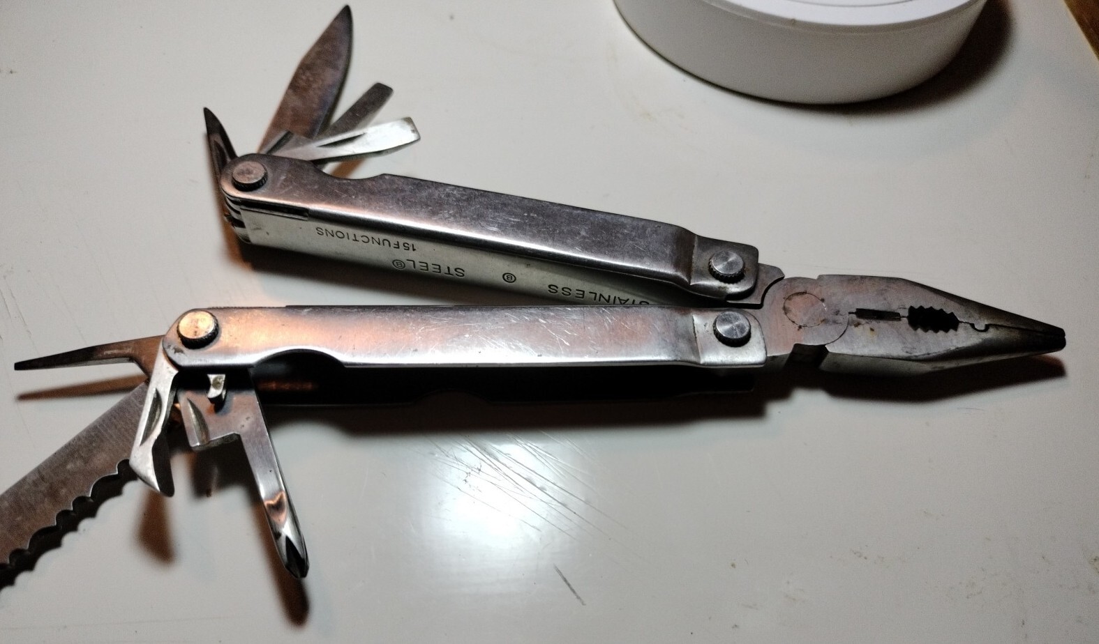 Unbranded 15 Function Stainless Steel Multi-tool With Ruler