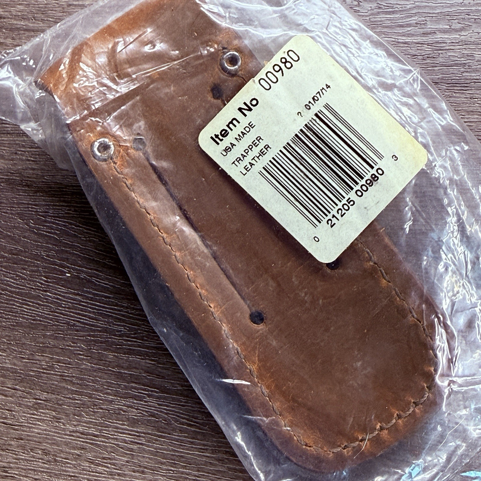 Case Trapper Leather Sheath. Factory Sealed