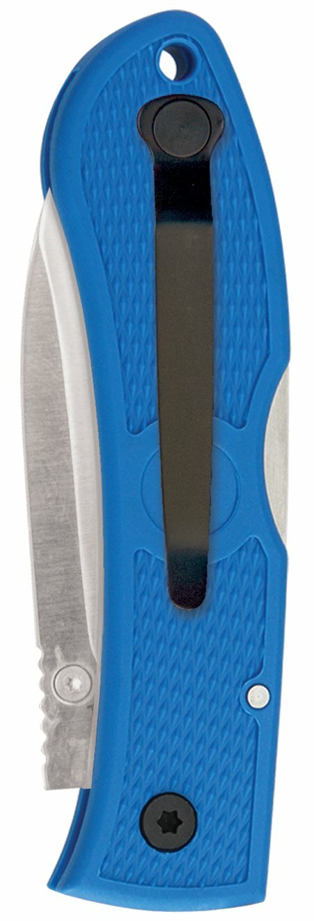 Ka-Bar 4062BL Dozier Blue Clip Point Lockback Folding Knife Pocket Folder 3″