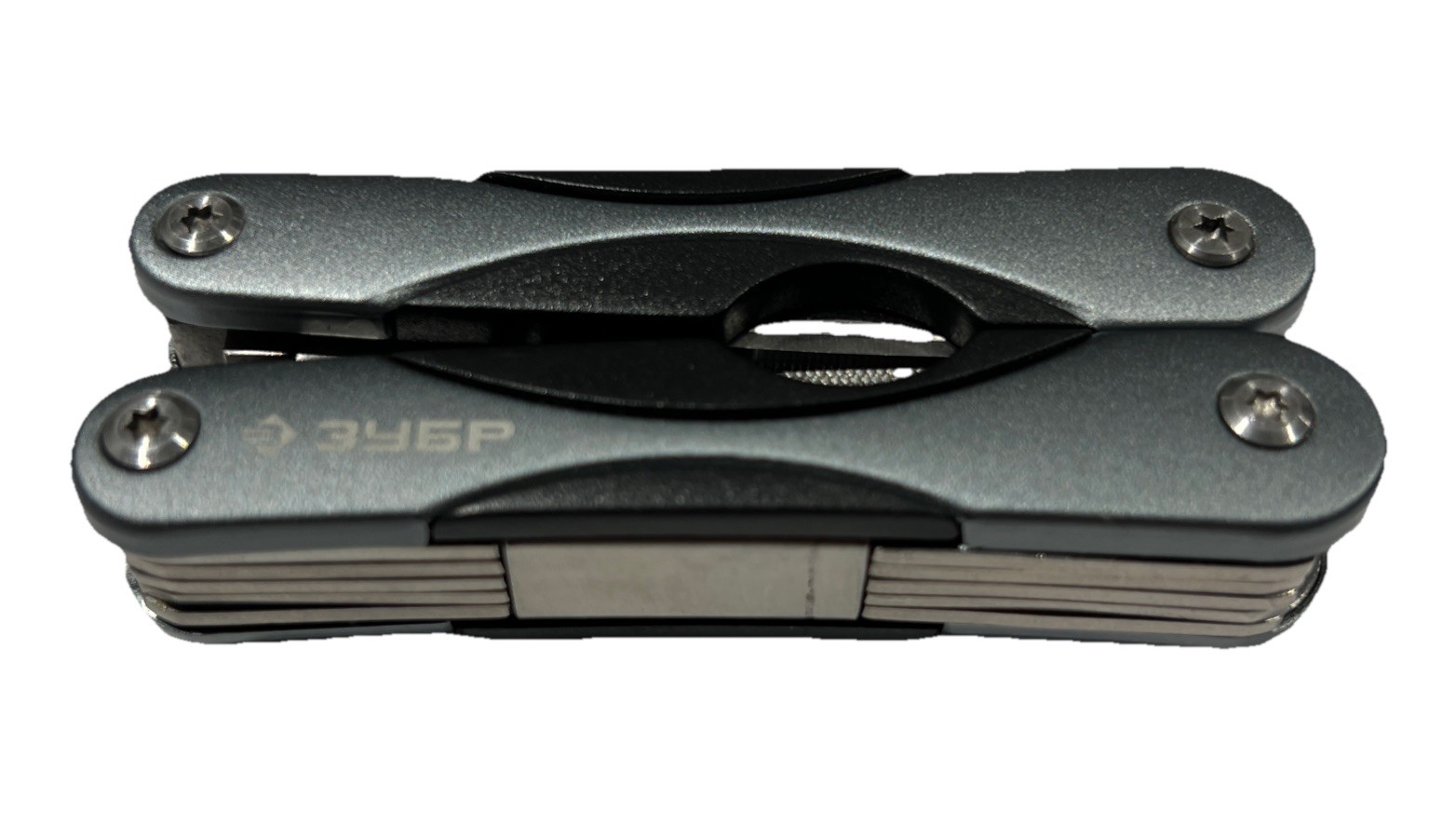 Zubra 3Y6P Multi-Tool 8-in-1 + Nylon Case Black Green EUC