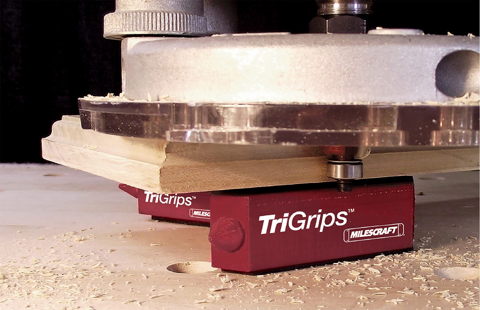 Milescraft 1600 TriGrips – Triangle Cookie Work Grippers, for Red