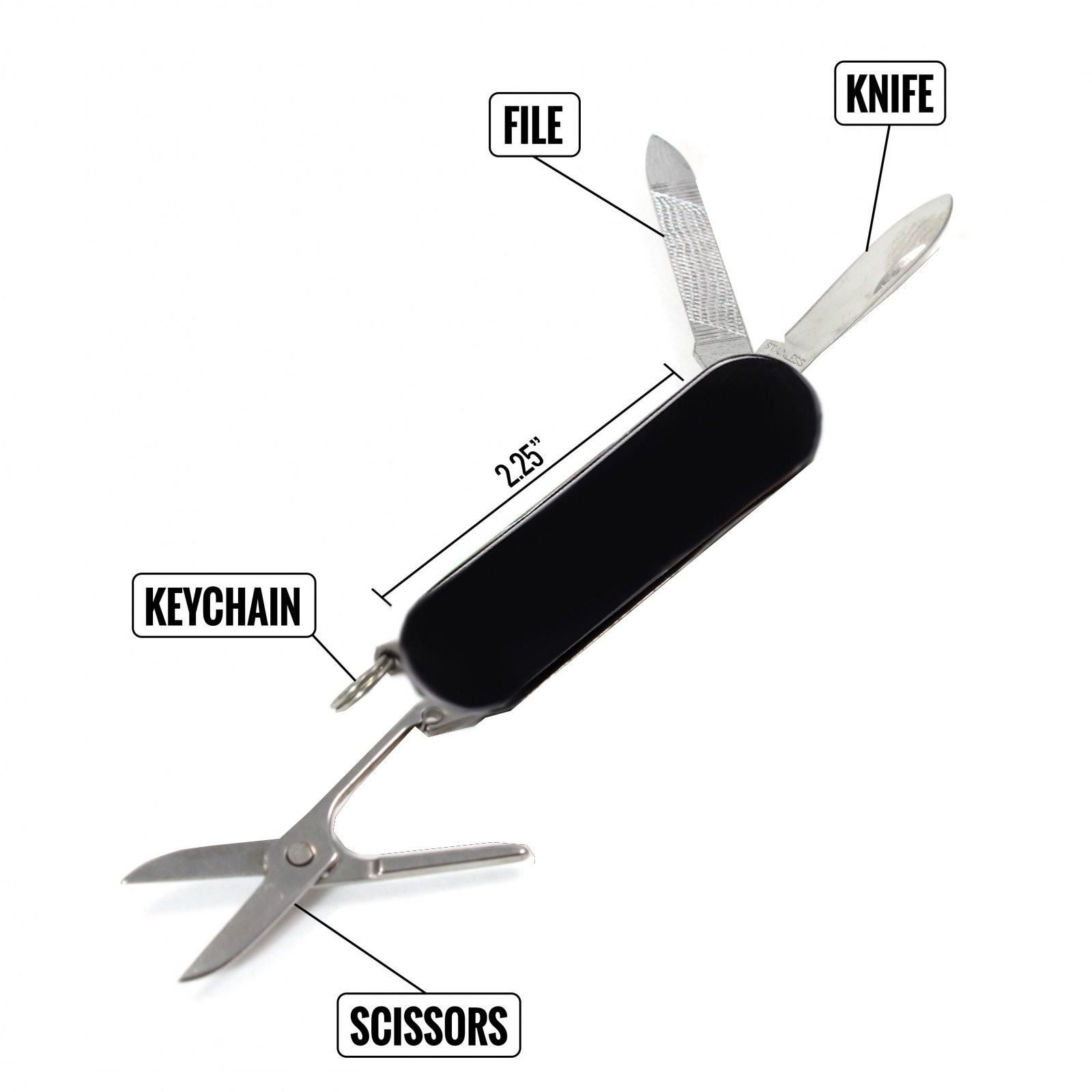 ASR Outdoor Multifunctional EDC Small Pocket Knife Multi Tool (5 Colors)