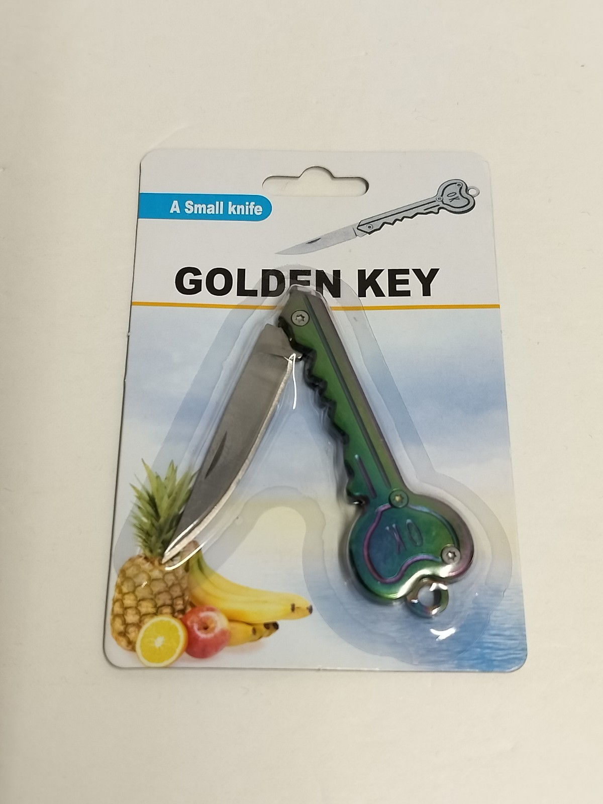 Folding Knife KEY SHAPED Small 2″ Blade (#251184)