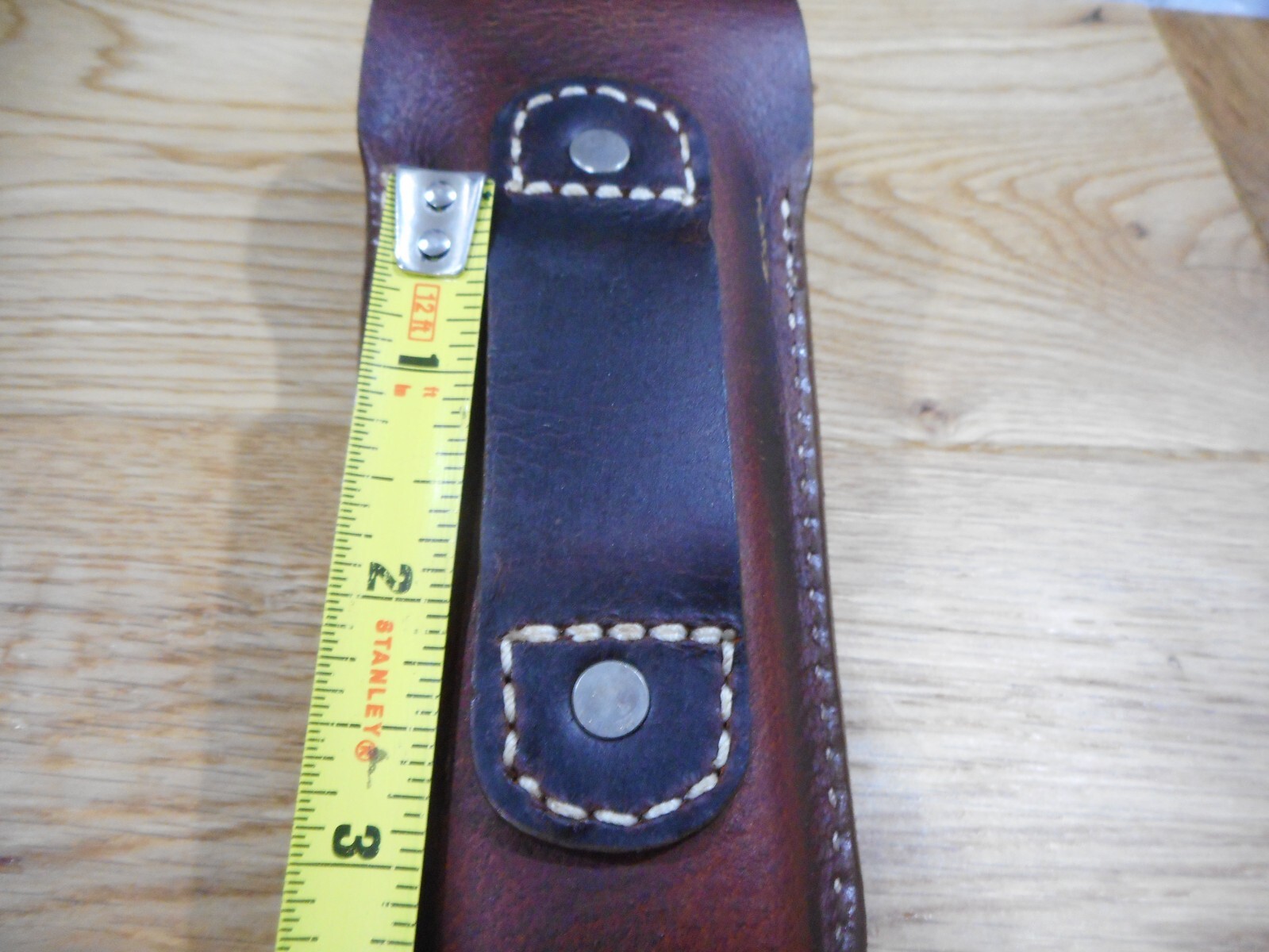 Gerber MP600 or Diesel multi tool leather sheath. Sheath only. Buffalo snap