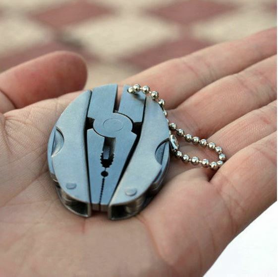 Portable Multi-Function Tool Key-Chain Plier Screwdriver Knife Nail File $15