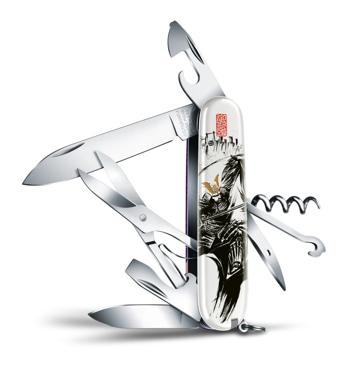 VICTORINOX Climber Sengoku Sumie Shimazu Yoshihiro Medium Multi Tool Knife Pre